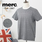 メルクロンドン チェック柄 Tシャツ POWチェック ジャガード 半袖 2024 新作 Merc London ブラック カジュアル 上品 ユニセックス メンズ レディース ギフト プレゼント トラッド