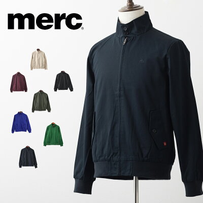 メルクロンドン メンズ ハリントンジャケット Merc London ブラック ネイビー ワインレッド グリーン スイングトップ ハリントン ブルゾン ギフト トラッド