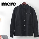 メルクロンドン ジャケット メンズ メルクロンドン メンズ ワークジャケット Merc London W1 プレミアム ブラック Jacket ジャケット モッズファッション ギフト トラッド