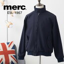 メルクロンドン ジャケット メンズ メルクロンドン 限定デザイン ハリントンジャケット MADE IN ENGLAND 英国製 スイングジャケット ウールメルトン 2024 新作 リミテッドエディション 限定 ブルゾン ジャケット アウター Merc London ネイビー モッズファッション ギフト プレゼント トラッド