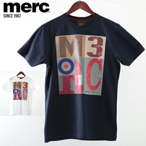 メルクロンドン メンズ Tシャツ アルバムカバー Merc London 2色 ネイビー ホワイト W1 プレミアム モッズ モッズファッション ギフト トラッド