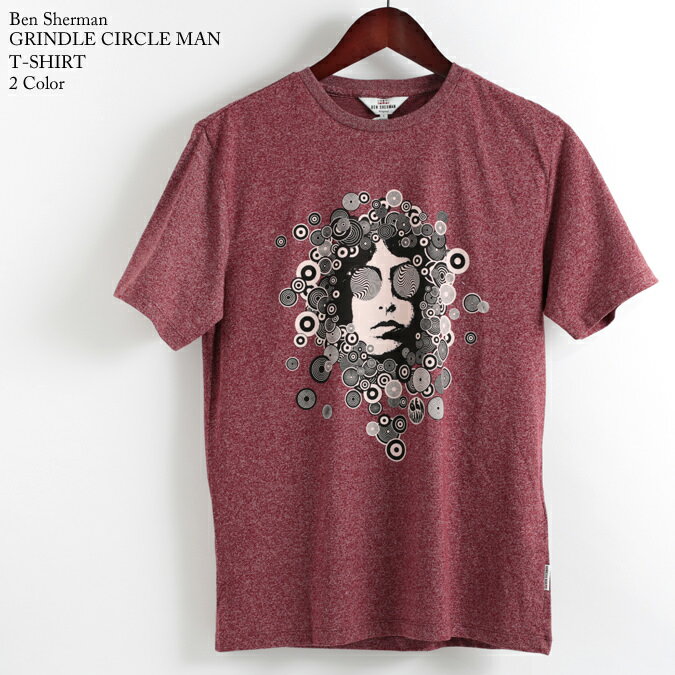 ベンシャーマン Ben Sherman Tシャツ グリンドル サークルマン 2色 メンズ メンズ ギフト トラッド