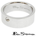 ベンシャーマン Ben Sherman ラインストーン リング 指輪 メンズ モッズ ファッション Ring ロゴ BOX BenSherman UKモッズ r552 *23 *26 ギフト トラッド