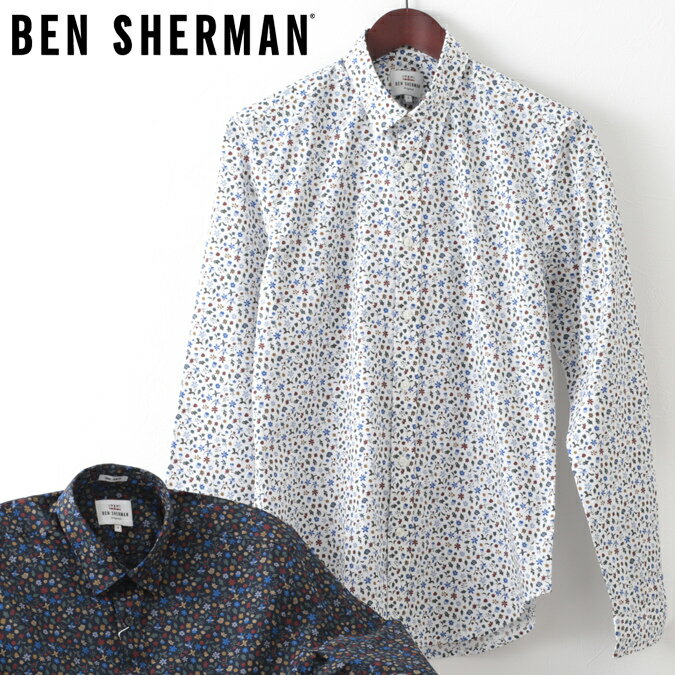 ベンシャーマン メンズ 長袖シャツ 花柄シャツ フローラル Ben Sherman 20s 2色 オフホワイト ミッドナイト 花柄 フラワー スリムフィット ギフト トラッド
ITEMPRICE