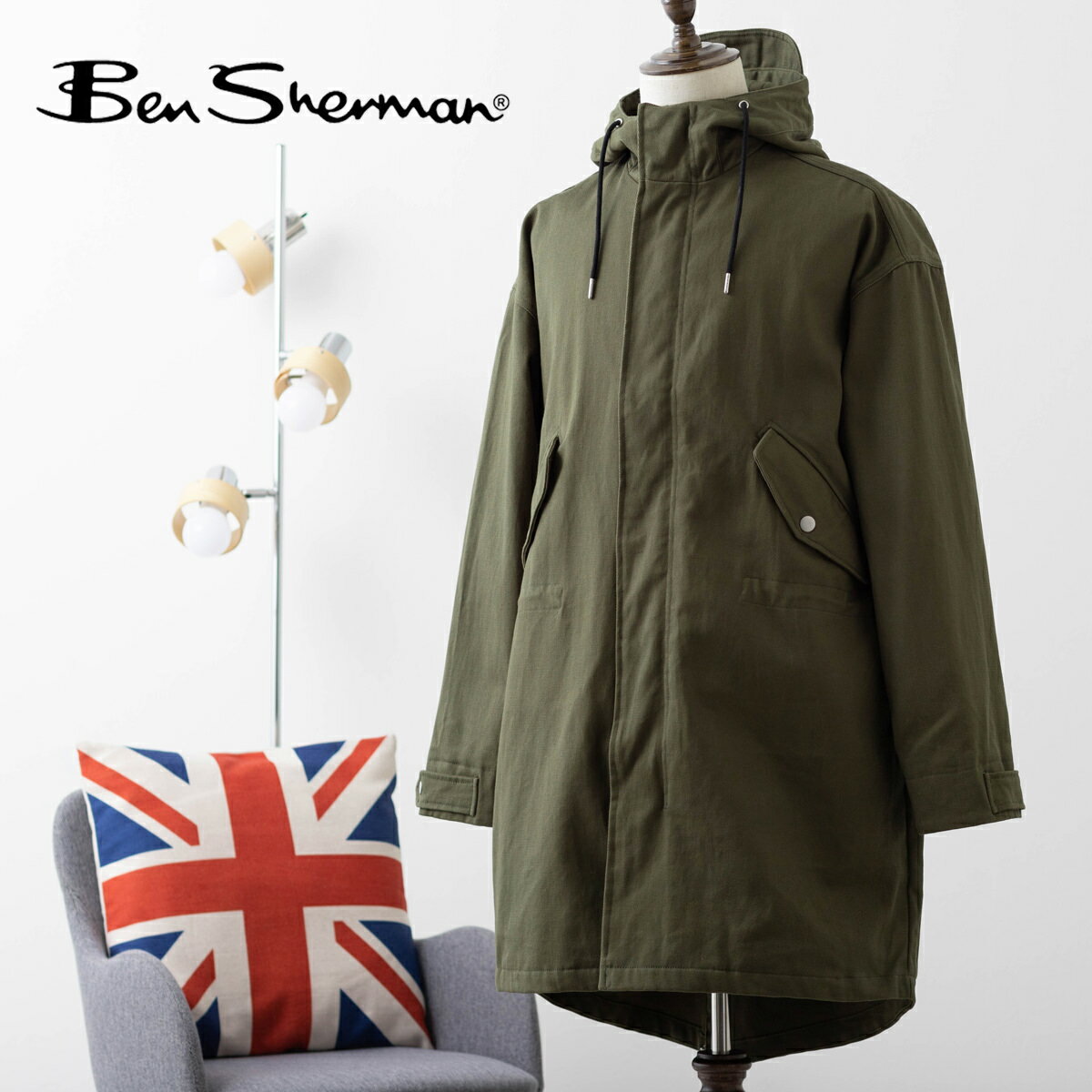 Ben Sherman ٥󥷥㡼ޥ եåơ륳 å ե顼 ֥른å   ץ쥼 ե