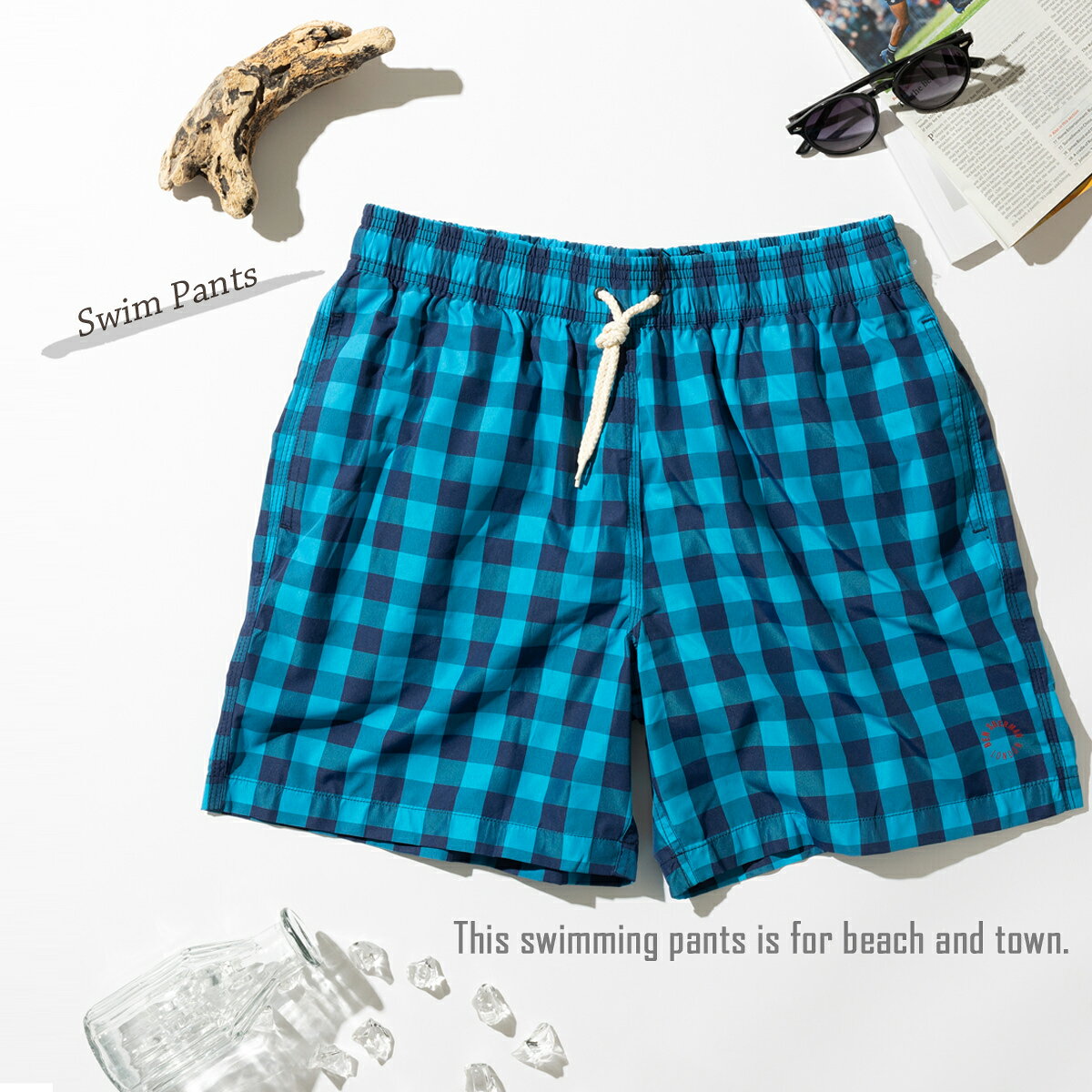 ベンシャーマン メンズ 海パン 水着 スイムショーツ ギンガムチェック Ben Sherman...
