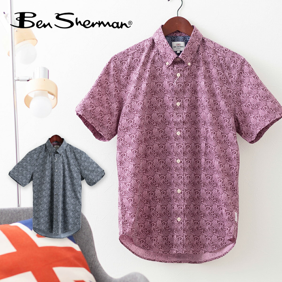 ベンシャーマン Ben Sherman 半袖シャ...の商品画像