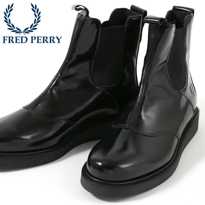 フレッドペリー レザースニーカー メンズ フレッドペリー Fred Perry シューズ スニーカー ハイカット ブーツ ナナヨン マスケル サイドゴア レザー ブラック メンズ レディース ギフト トラッド