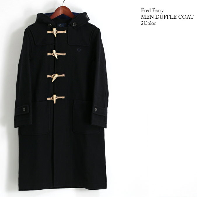 FRED PERRY 別注 ダッフルコート ダークネイビー（2/3）