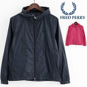 フレッドペリー ジャケット メンズ フレッドペリー Fred Perry ジャケット パッカブルフーデッド ジャケット 2色 ネイビー ピンク 正規販売店 メンズ ギフト トラッド