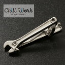 SALE セール ステンレス タイクリップ タイピン モンキーレンチ レンチ シルバー 英国ブランド Chill Work チルワーク オリジナル 祝い 卒業式 ギフト プレゼント メンズ