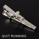 ドッグデザインのネクタイピン ドッグ プードル CHILLWORK ステンレス タイクリップ マットシルバー ホビー 趣味 英国ブランド Quit Runnin...
