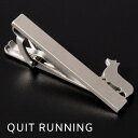 ドッグデザインのネクタイピン ドッグ CHILLWORK ステンレス タイクリップ マットシルバー ホビー 趣味 英国ブランド Quit Running クイトランニング ギフト プレゼント 祝い 卒業式 メンズ 記念品 トラッド