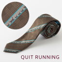 猫好きの方に キャット デザインネクタイ ナロータイ 刺繍 ブラウン ストライプ 洗えるイージーケア CHILLWORK ウォッシャブル 洗濯OK チルワーク ...