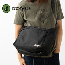 SALE セール ズータブル ZOOTABLE ショルダーバッグ ブラック ミドルサイズ シンプル 通勤 通学 メンズ レディース カジュアル ユニセックス 男...