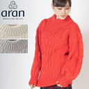 ARAN WOOLLEN MILLS レディース ハイネックセーター スーパーソフトメリノウール タートルネック パフスリーブ 3色 ローゲージ ニット アラン ウーレンミルズ キャレイグ・ドン CARRAIG DONN トラッド その1