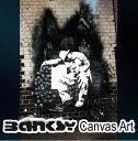 oNV[ Ǌ| A[g A[gpl |X^[ A[gt[ BANKSY CANVAS ART oNV[ 