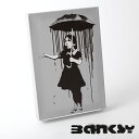 BANKSY CANVAS ART キャンバス アートファブリックパネル スモール