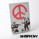 BANKSY CANVAS ART キャンバス アートファブリックパネル スモール