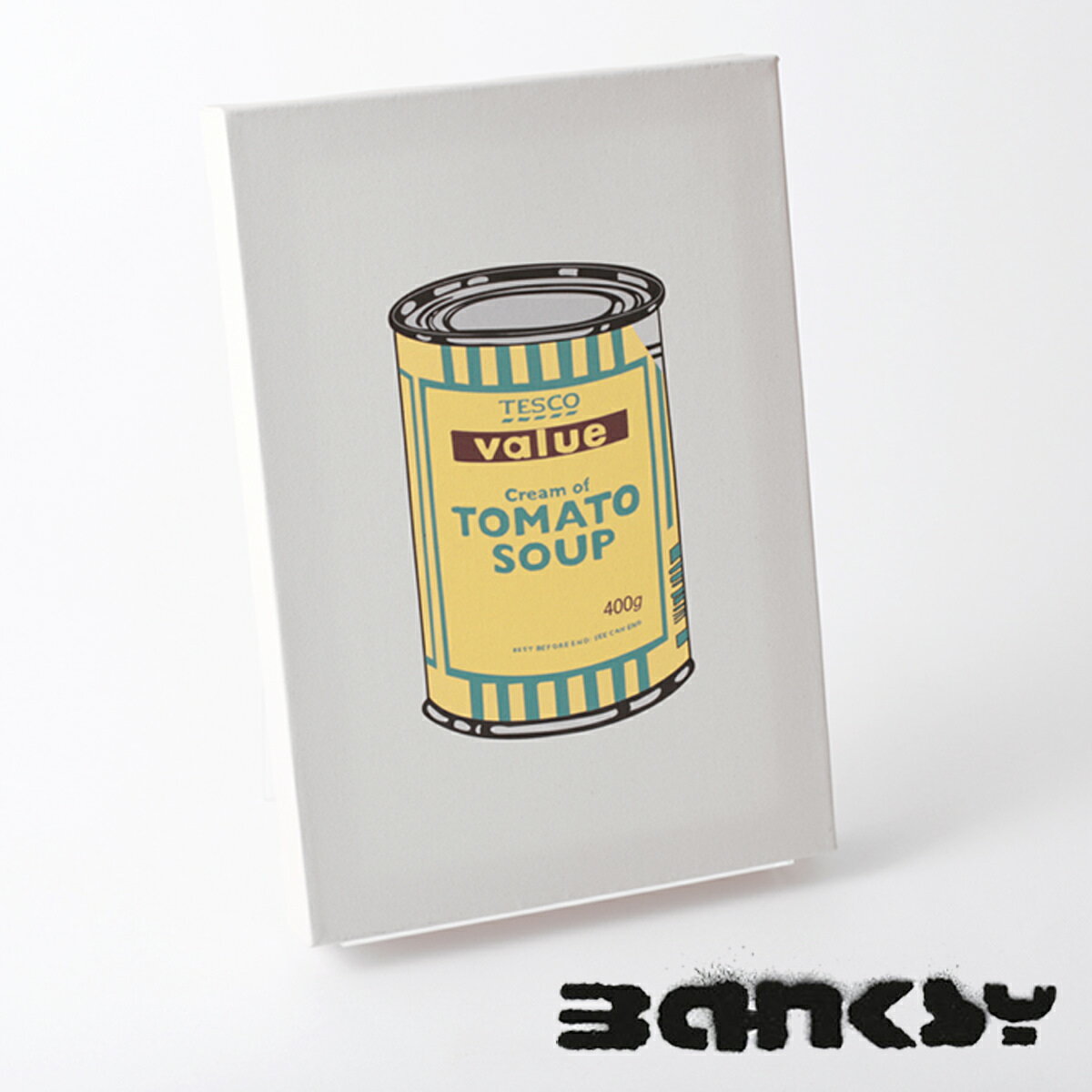 BANKSY CANVAS ART キャンバス アートファブリックパネル スモール