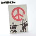 BANKSY CANVAS ART キャンバスアートファブリックパネル 