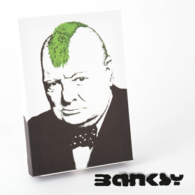 BANKSY CANVAS ART キャンバス アートファブリックパネル スモール 