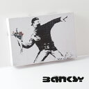 BANKSY CANVAS ART LoX A[gt@ubNpl X[ 