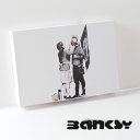 BANKSY CANVAS ART パンク ママ キャンバス アートファブリックパネル スモール