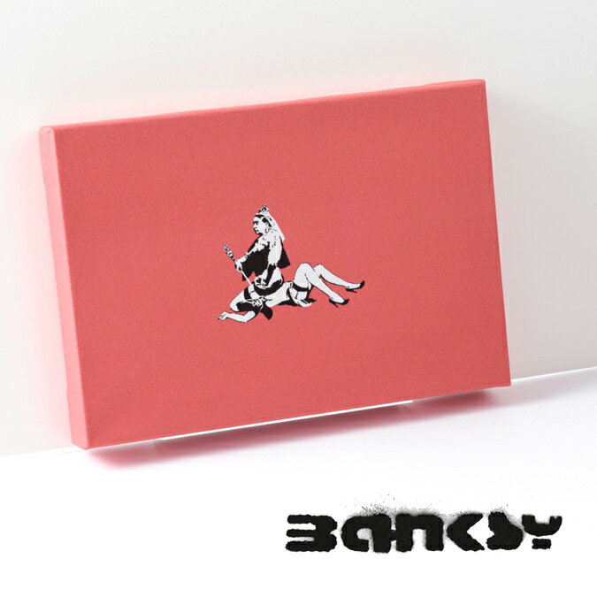 BANKSY CANVAS ART キャンバス アートファブリックパネル スモール
