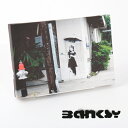 BANKSY CANVAS ART キャンバス アートファブリックパネル スモール