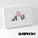 BANKSY CANVAS ART キャンバス アートファブリックパネル スモール