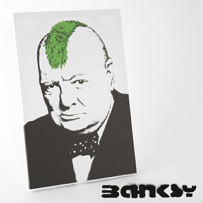 BANKSY CANVAS ART キャンバス アートファブリックパネル