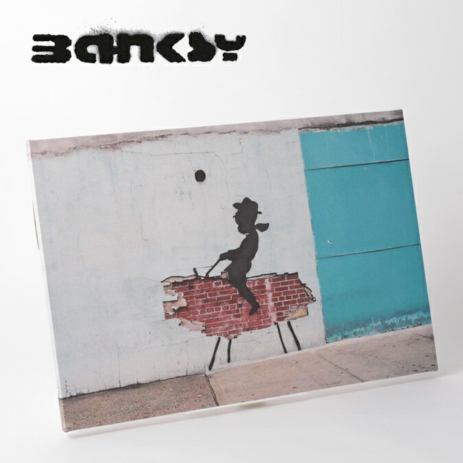 BANKSY CANVAS ART キャンバスアートファブリックパネル