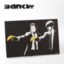 BANKSY CANVAS ART キャンバスアートファブリックパネル 