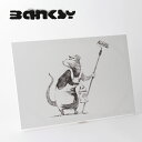 BANKSY CANVAS ART キャンバスアートファブリックパネル