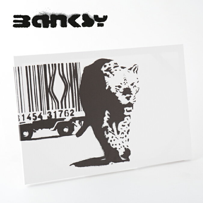 BANKSY CANVAS ART キャンバス アートファブリックパネル 