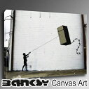 バンクシー 壁掛け アート アートパネル アートフレーム BANKSY CANVAS ART バンクシー