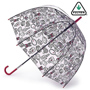 FULTON × LULU GUINNESS 傘 レディース バードケージ ドレッシング テーブル フルトン ルルギネス 長傘 コスメ柄 カラフル かさ プレゼント ギフト クリスマス