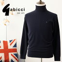 Gabicci ガビッチ タートルネックセーター ニット ネイビー メタルバッジ シンプル レトロ モッズファッション ギフト メンズ 父の日