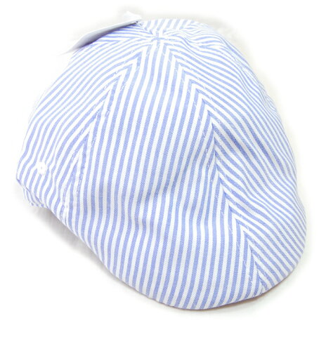 SALE セール ! ATLANTIS アトランティス ストライプ ハンチング キャップ 帽子 メンズ 【送料無料】 ブルー ホワイト Blue White UK モッズ Hat モッズ ファッション 英国 ブリティッシュ イギリス gsbr プレゼント ギフト