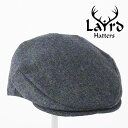 Laird Hatters メンズ キャスケット 英国製 ハンチング ウール ツイード ハンチング帽 レアードハッター 20s Flat Cap Tweed フラットキャップ ツイード 帽子 イギリス製 ネイビー レディース モッズファッション 紳士 ギフト ホワイトデー トラッド その1