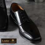 Loake England ローク 革靴 本革 メンズ L1 251 ツインシームダービーシューズ ブラック スクエアトゥ ドレスシューズ レザーシューズ 英国王室御用達 G 4E ビジネス カジュアル ギフト トラッド