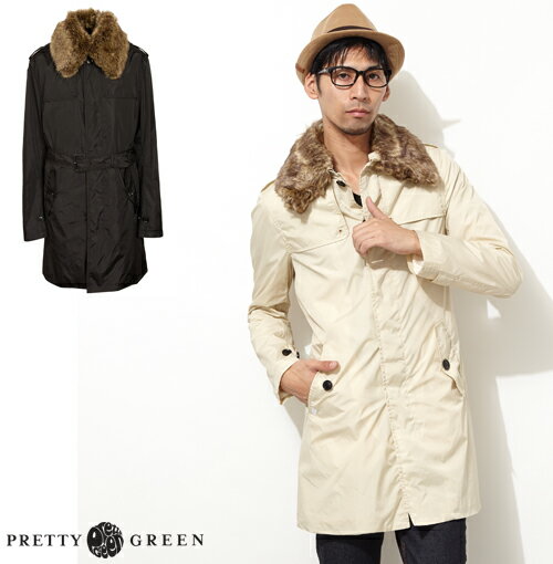 楽天CLOZEST モッズメンズレディースプリティーグリーン Pretty Green プリティグリーン 2色 トレンチコート コート メンズ ギフト トラッド