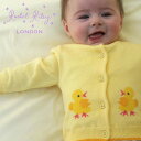 レイチェルライリー キッズ 子供服 ひよこ アップリケ カーディガン Rachel Riley 英国王室 イエロー CHICK CARDIGAN ギフト イギリ...