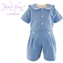 レイチェルライリー キッズ 子供服 シャツ&パンツセット セーラー セットアップ Rachel Riley 上下セット 英国王室 ブルー Sailor Set ...