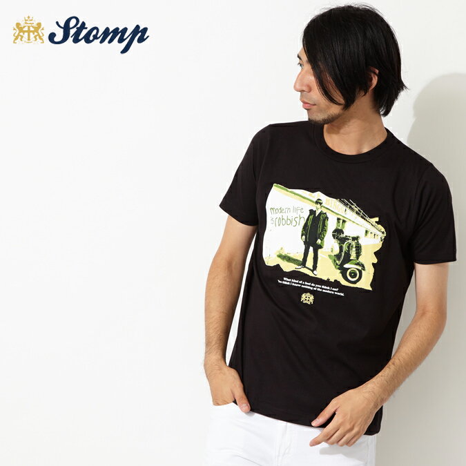 ストンプ Stomp Tシャツ New Modern Life ブラック メンズ モッズファッション ギフト トラッド