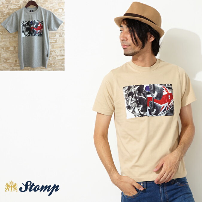 ストンプ Stomp Tシャツ T シャツ Union Mirrors モッズスクーター ユニオンジャック 2色 メンズ モッズファッション ギフト トラッド