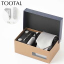 TOOTAL メンズスーツ ギフトボックス4点セット 100%上質シルク編みネクタイ シルバー ハンカチ タイクリップ カフス ステンレス ネクタイピン ハンカ...