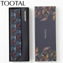 TOOTAL メンズ ネクタイピンギフトセット 100%上質シルク編み ネイビーターゲット トゥータル ヴィンテージ オリジナル タイ 祝い 卒業式 トラッド ...