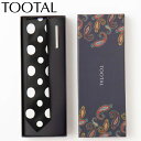 TOOTAL メンズ ネクタイピンギフトセット 100%上質シルク編み ブラックビッグドット トゥータル ヴィンテージ オリジナル 祝い 卒業式 トラッド 細め...